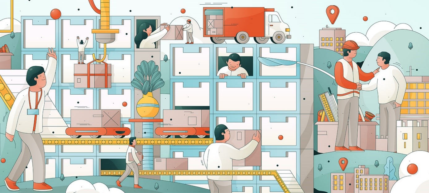 بسته بندی صنعتی چیست؟ + معرفی انواع محصولات