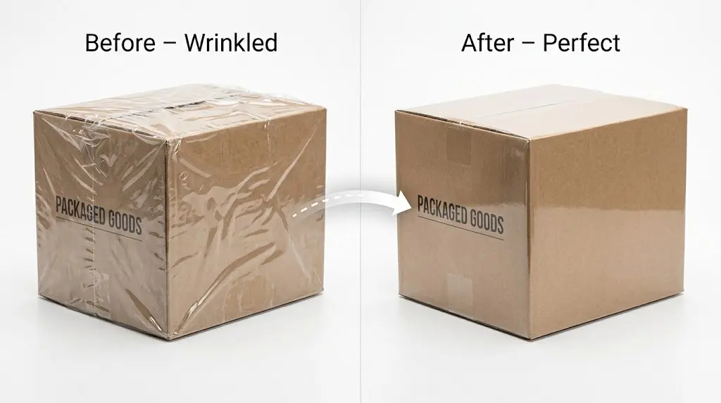 shrink-film-before-after-heat