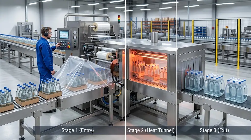 shrink-tunnel-packaging-process